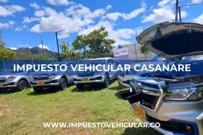 Impuesto Vehicular Casanare