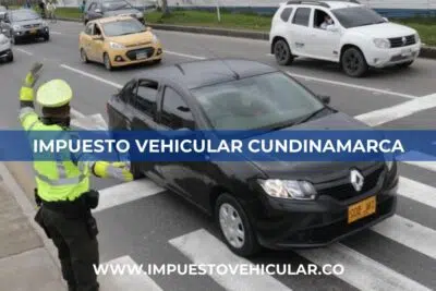 Impuesto Vehicular Cundinamarca